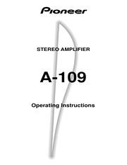 Pioneer A-109 user manual